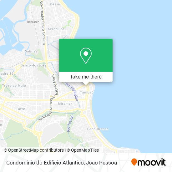 Condominio do Edificio Atlantico map