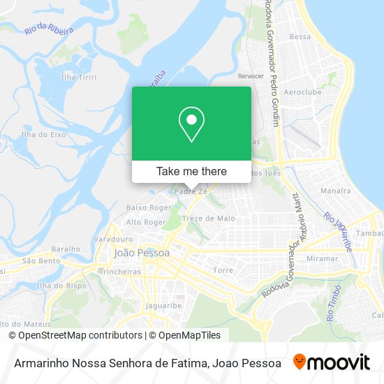 Armarinho Nossa Senhora de Fatima map