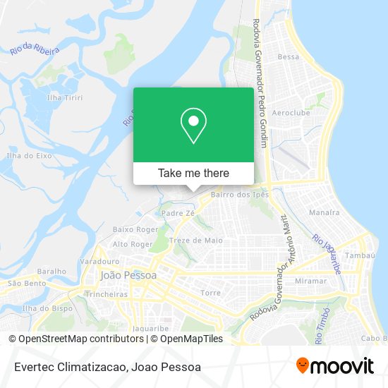 Evertec Climatizacao map