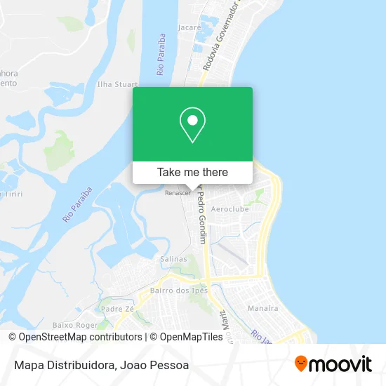 Mapa Distribuidora map