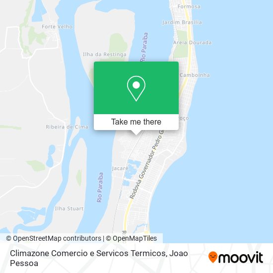 Climazone Comercio e Servicos Termicos map
