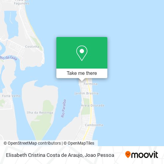 Elisabeth Cristina Costa de Araujo map