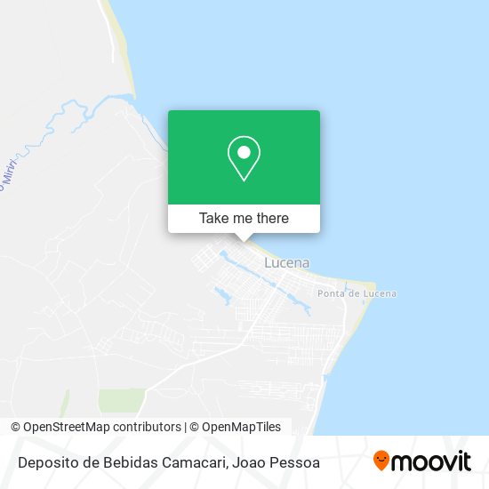 Deposito de Bebidas Camacari map