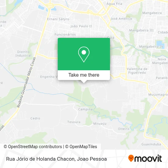 Rua Jório de Holanda Chacon map