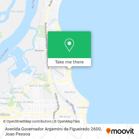 Avenida Governador Argemiro de Figueiredo 2600 map