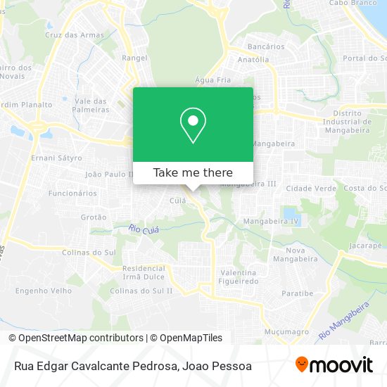 Rua Edgar Cavalcante Pedrosa map