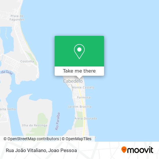Rua João Vitaliano map