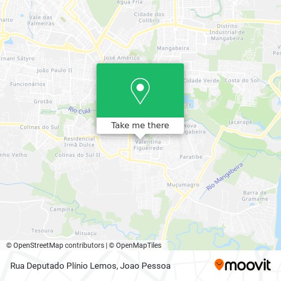 Rua Deputado Plínio Lemos map