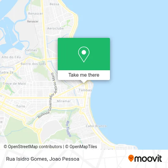 Rua Isidro Gomes map