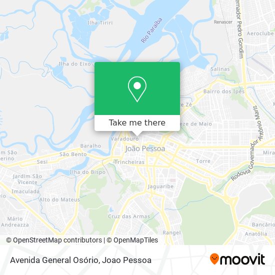 Avenida General Osório map