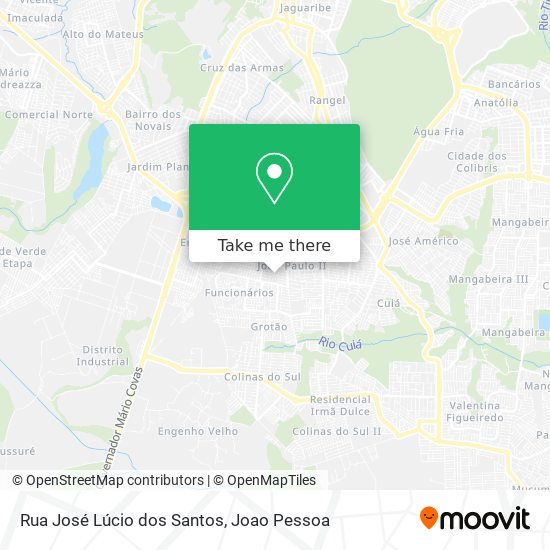 Rua José Lúcio dos Santos map