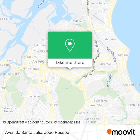 Avenida Santa Júlia map