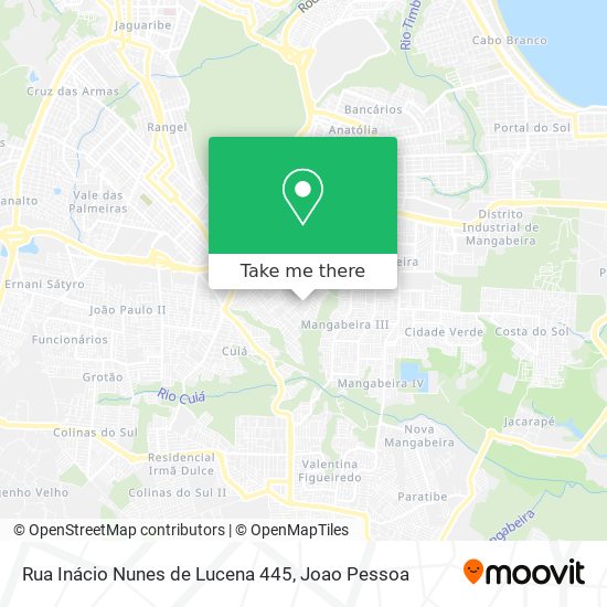 Rua Inácio Nunes de Lucena 445 map