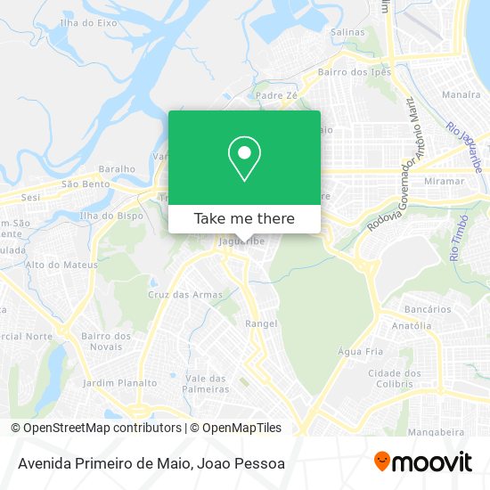 Avenida Primeiro de Maio map