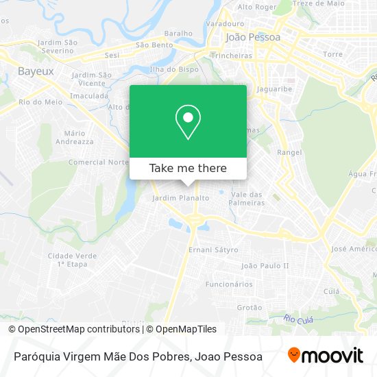 Paróquia Virgem Mãe Dos Pobres map