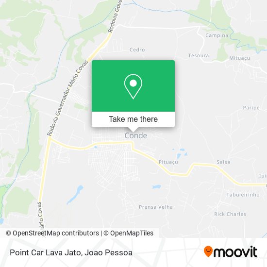 Point Car Lava Jato map