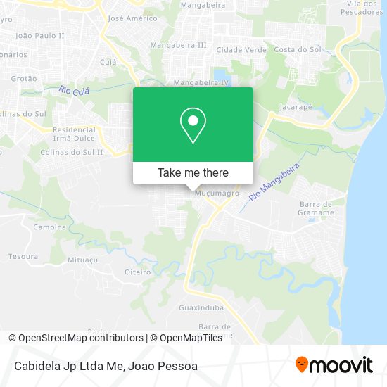 Mapa Cabidela Jp Ltda Me