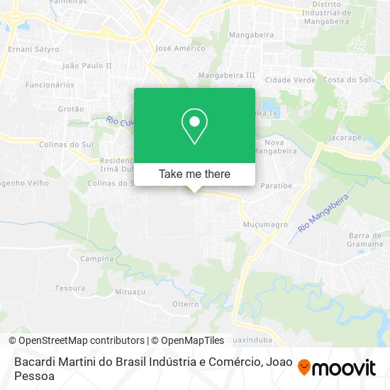 Bacardi Martini do Brasil Indústria e Comércio map