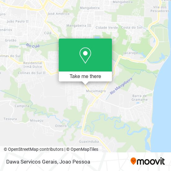 Dawa Servicos Gerais map