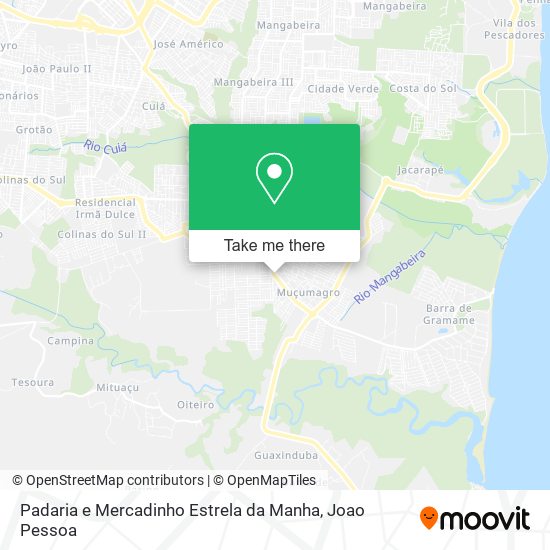 Padaria e Mercadinho Estrela da Manha map