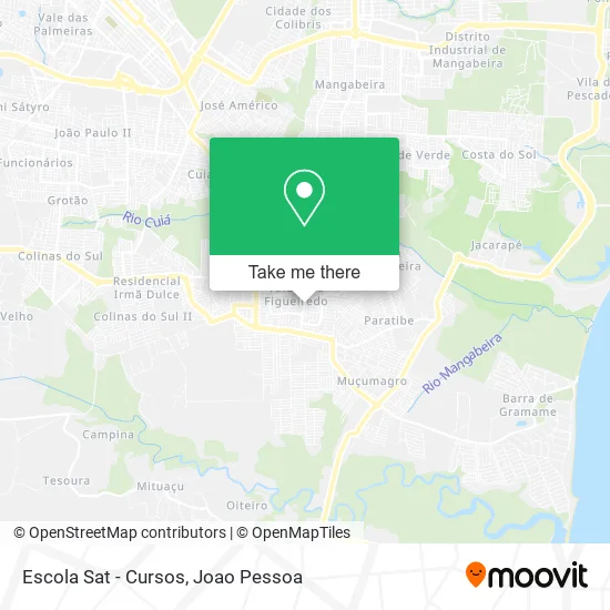 Escola Sat - Cursos map