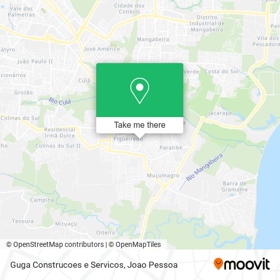 Guga Construcoes e Servicos map