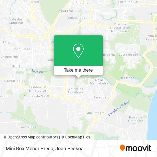 Mini Box Menor Preco map