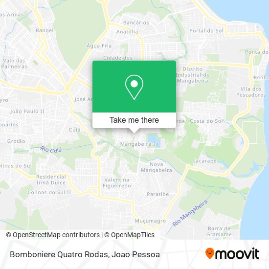 Bomboniere Quatro Rodas map
