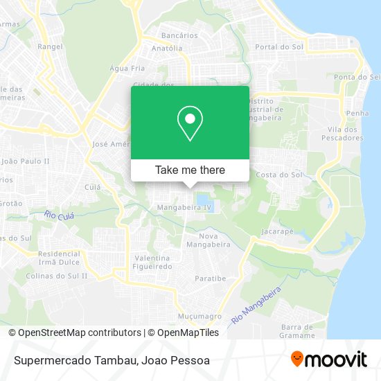 Mapa Supermercado Tambau