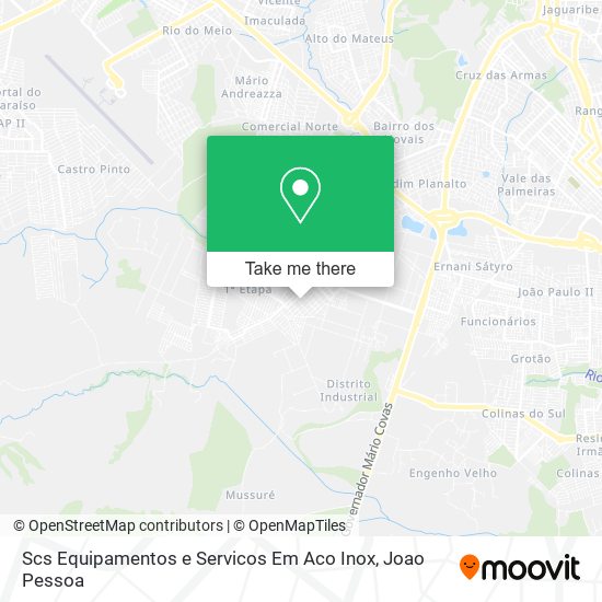 Scs Equipamentos e Servicos Em Aco Inox map