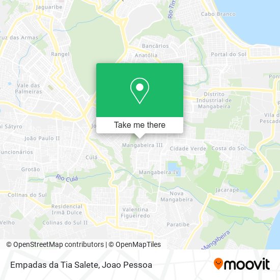 Empadas da Tia Salete map