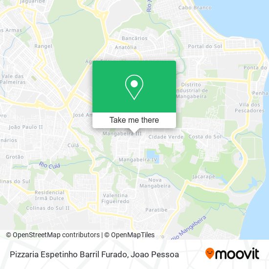 Pizzaria Espetinho Barril Furado map