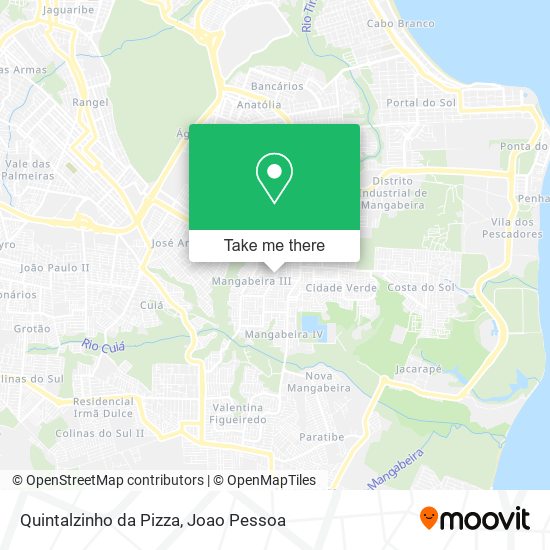 Mapa Quintalzinho da Pizza