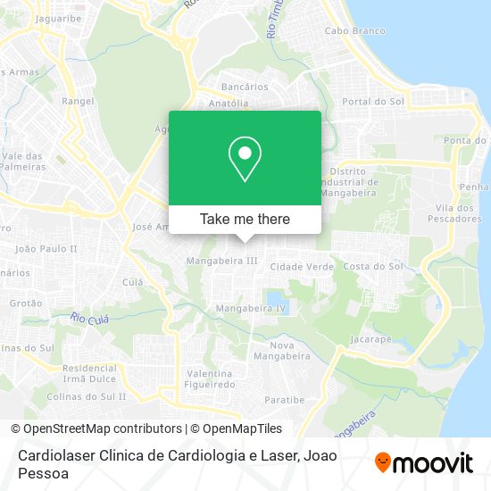 Mapa Cardiolaser Clinica de Cardiologia e Laser