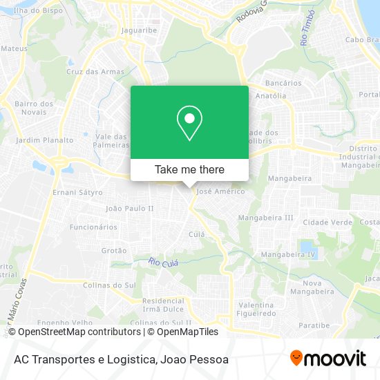 AC Transportes e Logistica map