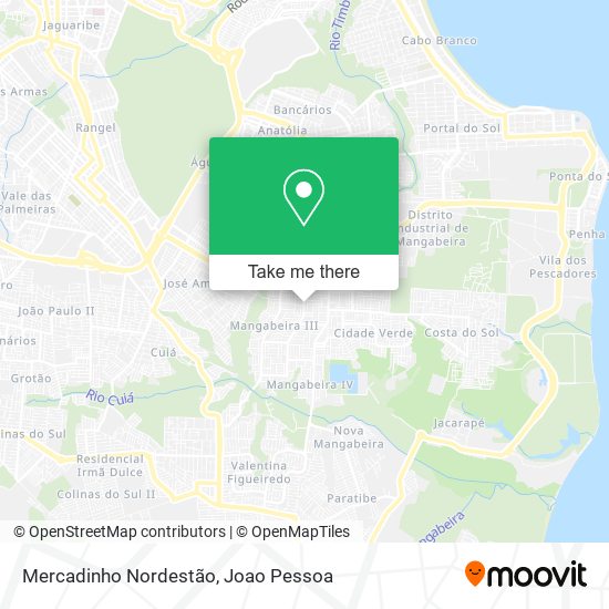 Mapa Mercadinho Nordestão