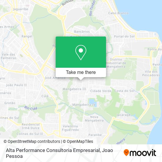 Alta Performance Consultoria Empresarial map