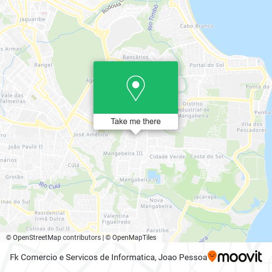 Mapa Fk Comercio e Servicos de Informatica