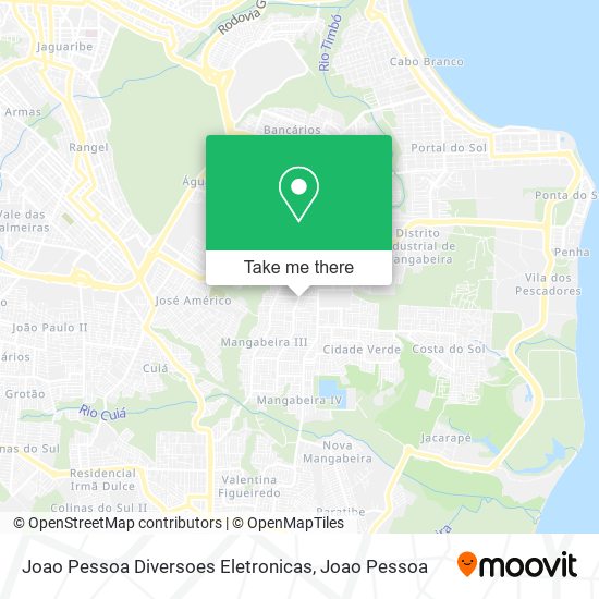 Joao Pessoa Diversoes Eletronicas map