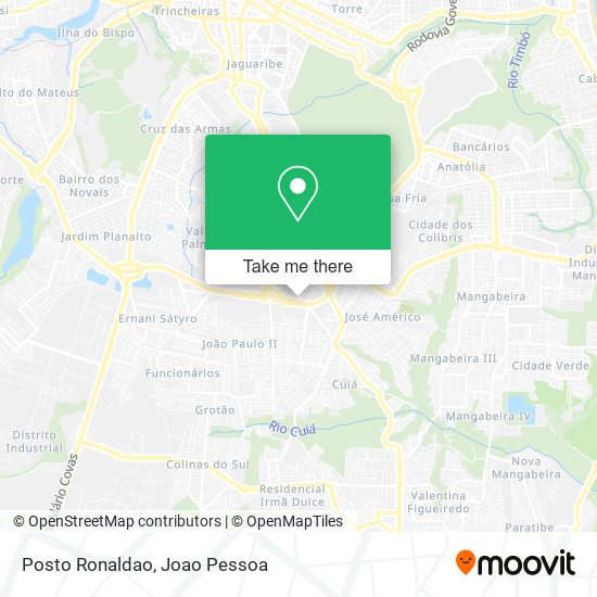 Posto Ronaldao map