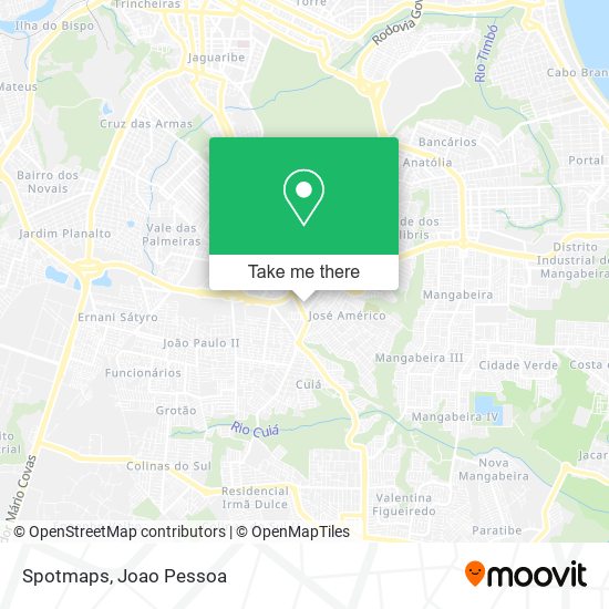 Spotmaps map