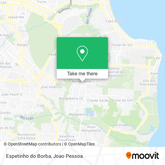 Espetinho do Borba map