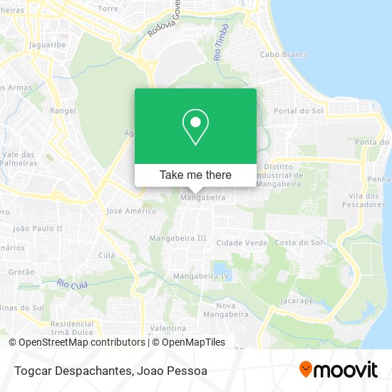 Mapa Togcar Despachantes