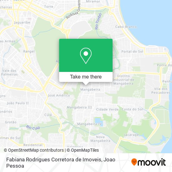 Fabiana Rodrigues Corretora de Imoveis map