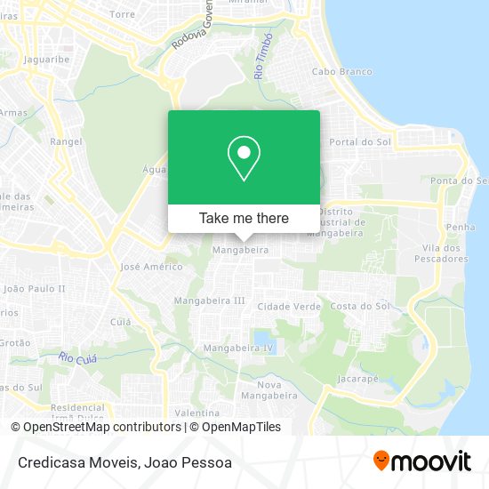 Credicasa Moveis map