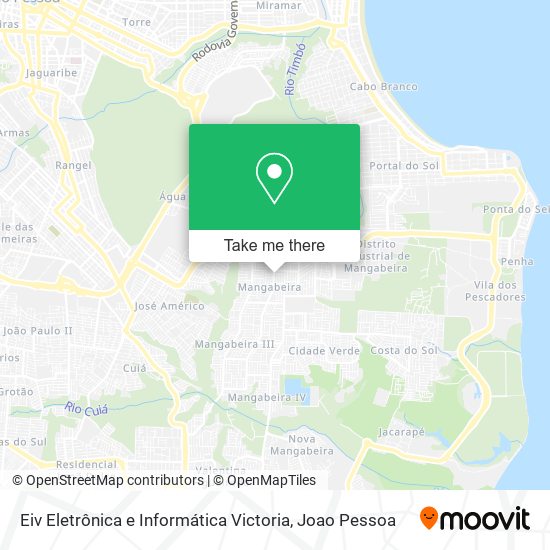 Eiv Eletrônica e Informática Victoria map