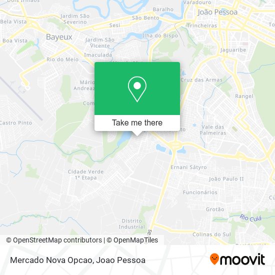 Mercado Nova Opcao map