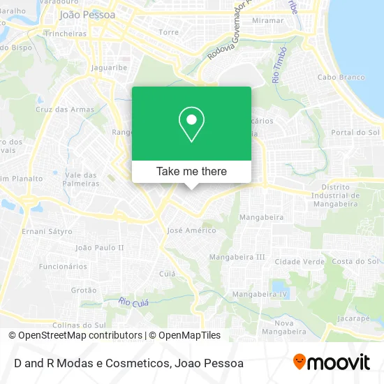 D and R Modas e Cosmeticos map