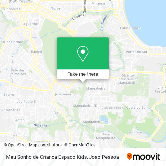 Mapa Meu Sonho de Crianca Espaco Kids