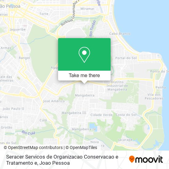 Seracer Servicos de Organizacao Conservacao e Tratamento e map